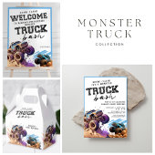 Monster Truck Modern Kids Verjaardagsfeest Bedankdoosjes