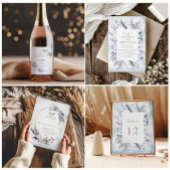 Moody Winter Foliage Receptie Details Kaart