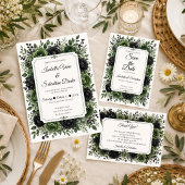 Humeurige Botanische Bruiloft Save The Date
