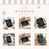 Moody donkere bloemen bruiloft save the date