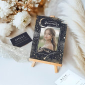 Hemelse Sterrennacht Maan Bruiloft Menu Kaart