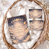 Moon Phases Space Baby Shower Servet