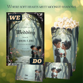 Moonlit Vows – A Cute Gothic Wedding Moment. Kaart