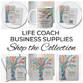 Life Coach QR Code Tree of Life Visitekaartje