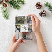 Kerstcitaat het meest wonderbaarlijke tijdkaartje stenen onderzetter