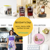 Moederdag Tulpen Bloemen Patroon Aangepaste naam Waterfles