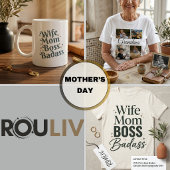 Retro Groovy Hippie Flowers & Hearts Custom Mother Case-Mate iPhone Case