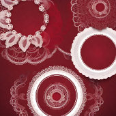 Donkerrode Bloemen Pickleball Paddle