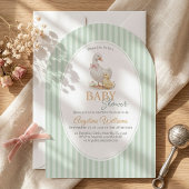 Aardige Eend en Eendje Baby Shower Poster