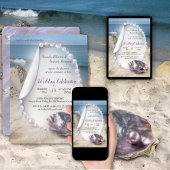 Moeder van Parels Samengevoegd als Liquid Swirls Kaart