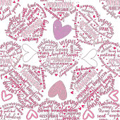 Moederdagen harten 01.Roze zwarte BG Wijn Cadeautas