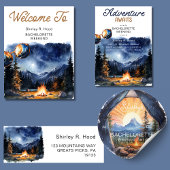 Camping Bergblauw Bruidsfeest Borrel Blikjeskoeler