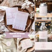 Bergen en Martinis Bachelorette Waterfles Etiket