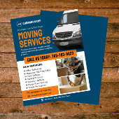 Aangepaste flyer voor services verplaatsen