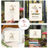 Insecten Paddenstoel Woodland Natuur Dank u Bedankkaart