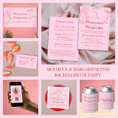 Moomoos & Margaritas Roze & Rode Bachelorette Blikjeskoeler