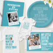 Mijn kleine baas | Grappig verjaardagsfeestje Papieren Bekers