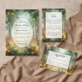 Mystieke bossen weide magie save the date (Personaliseer de collectie van deze zelfstandige maker.)
