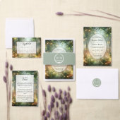 Mystieke Bosweide Magie Save The Date (Personaliseer de collectie van deze zelfstandige maker.)