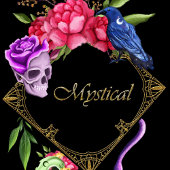 Prachtig gotisch design spandoek