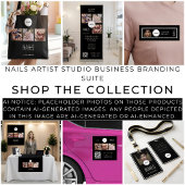 Black Nails Studio Foto Collage Beurs Wandkleed