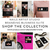 Black Nails Studio Foto Collage Beurs Wandkleed