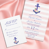 Nautical Floral Summer Wedding Glas