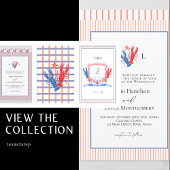 Nautical Photo Lobster Save the Date Uitnodiging