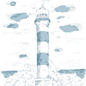 Nautisch thema papieren bekers