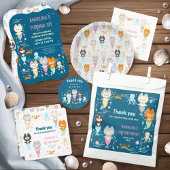 Uitnodiging Nautische Thema Verjaardag.