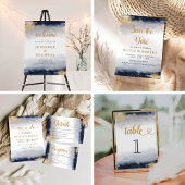 Marine en Gouden Huwelijksceremonie Hoofd Tafeltek