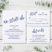 Marine Handschrift Bruiloft Details & Accommodatie Informatiekaartje (Personaliseer de collectie van deze zelfstandige maker.)