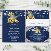 Marine Blauw Zonnebloem Hout Watering Can Wedding Save The Date (Personaliseer de collectie van deze zelfstandige maker.)