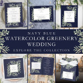 Elegant groen Marine Blauw bruiloft Welkom Spandoek