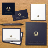 Gepersonaliseerd onroerend goed Kantoor Notitieblo Notitieblok