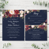 Nadere informatie over het huwelijk van Floral Bur Informatiekaartje (Personaliseer de collectie van deze zelfstandige maker.)