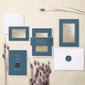 Navy Wedding Inpakpapier Vel (Personaliseer de collectie van deze zelfstandige maker.)