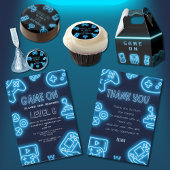 Neon elk jaar videogames verjaardag vlaggetjes