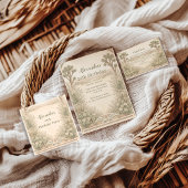 Neutral Desert Floral Birthday Servet