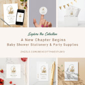 Nieuw hoofdstuk begint Giraffe Storybook Baby show Bedankdoosjes