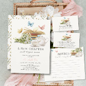 Eerste hoofdstuk Boek Theeset Baby shower Gastboek