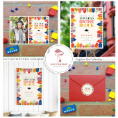 nieuw Afstudeerder op de block graduation party Servet