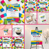 Nieuw Kind over blokadoptie bevordert Baby shower Kaart