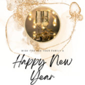 Gelukkig nieuwjaar pokerkaarten