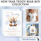 Nieuwjaar Blue Boy Baby shower Favor Box Bedankdoosjes