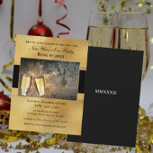 Elegant - Uitnodiging van de Eve Black Gold Party