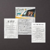 Blauwgroen New Yorks paspoort Bedankkaart (Personaliseer de collectie van deze zelfstandige maker.)