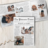 Krant Kerstnieuwsbrief Fotocollage Medium Cadeauzakje