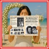 Krant Trouwprogramma Uniek Modern Elegant Kaart