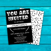 Modern Ninja Kind Warrior Silhouette Verjaardagsfe Kaart